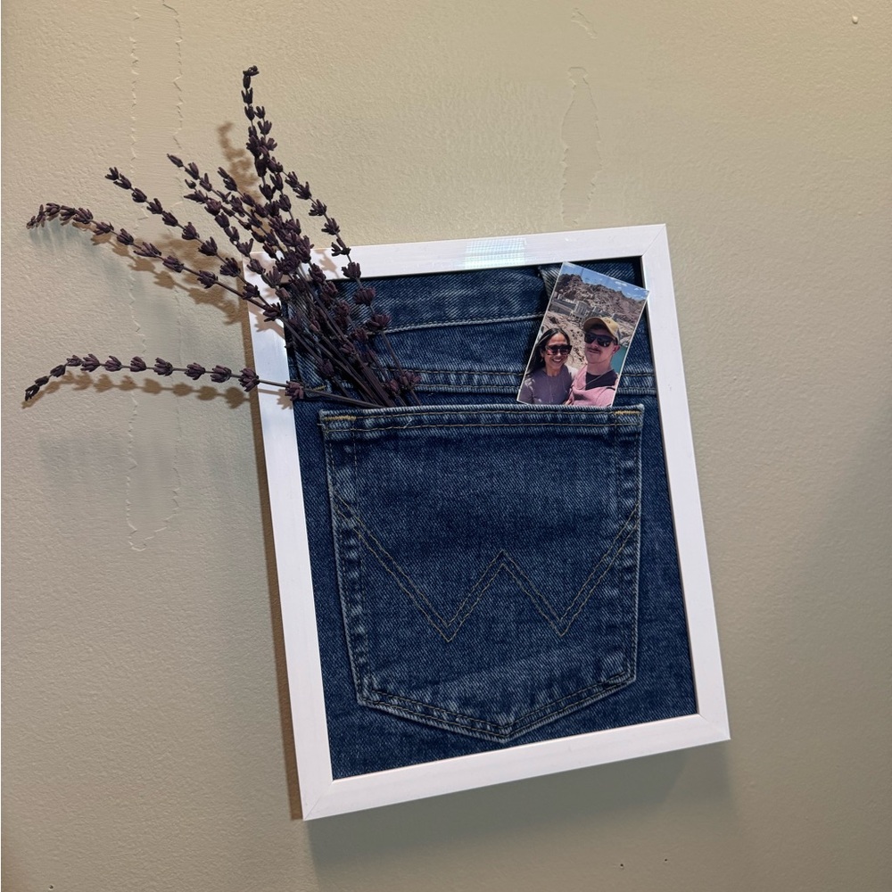 vintage jean wall decor - Picture 2 of 9
